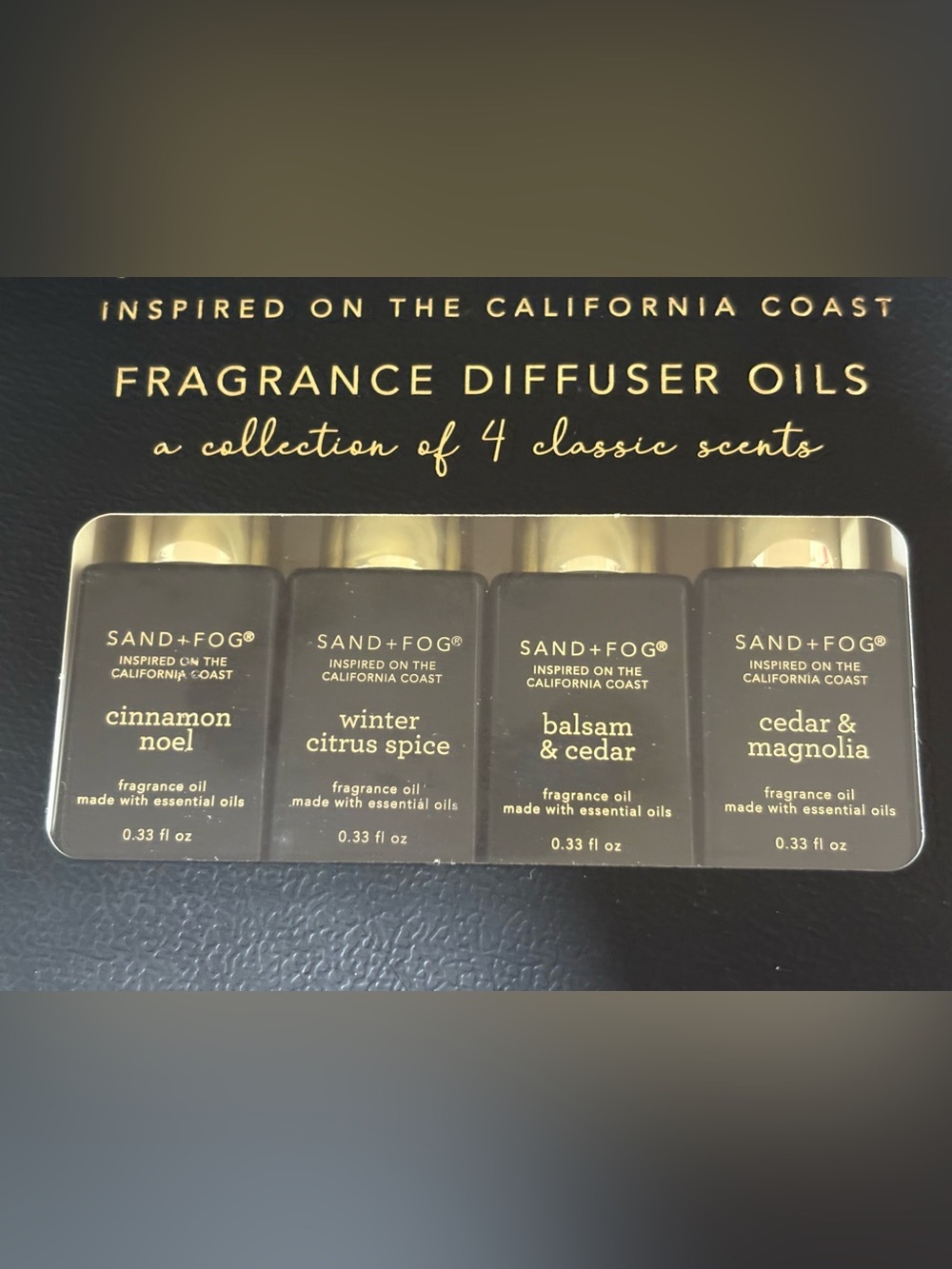 Sand + Fog Fragrance Diffuser Oils
Inspired on the California Coast, 4 Scents - Picture 7 of 10